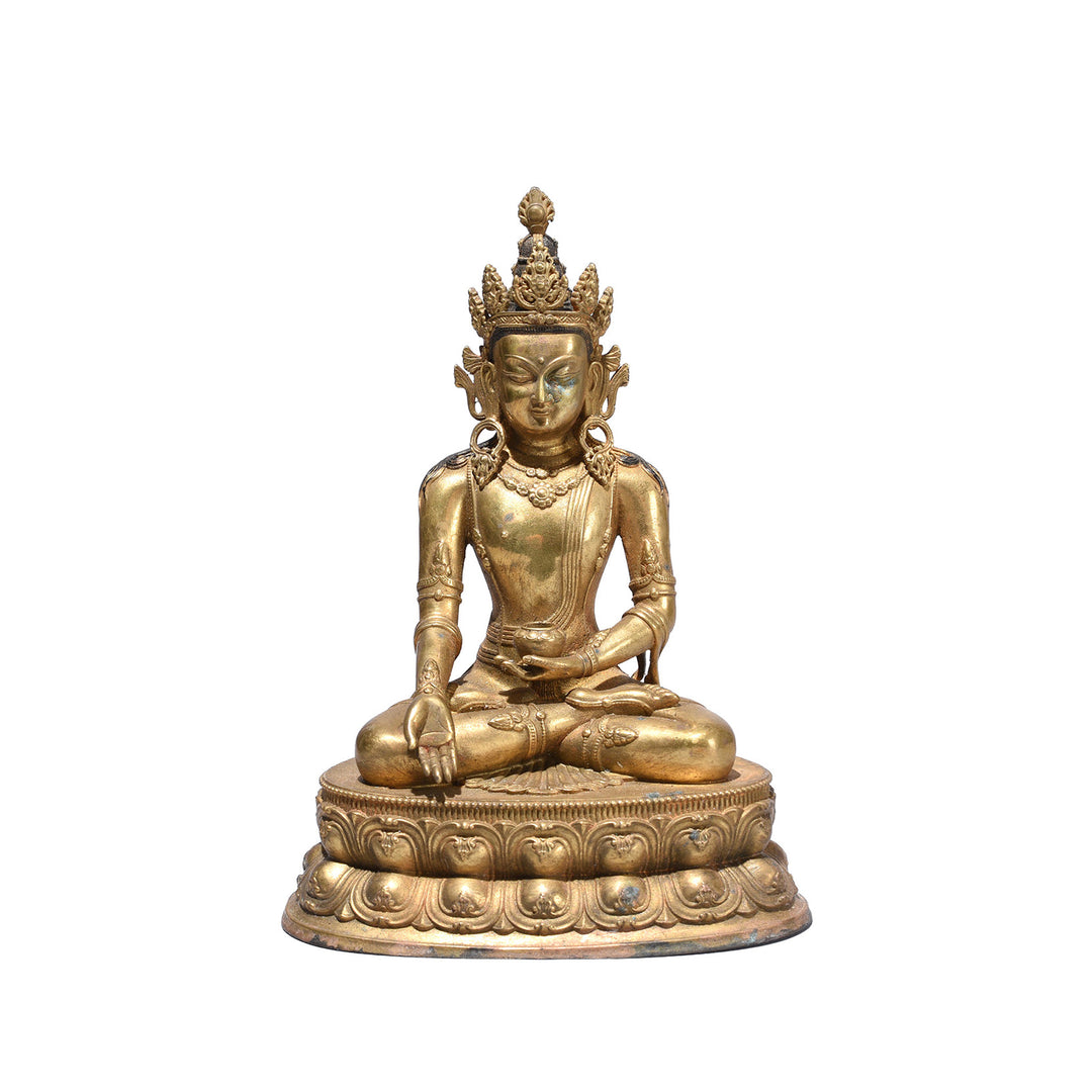 Small Brass Avalokitesvara | Indigo Antiques