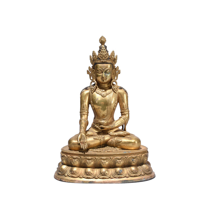 Small Brass Avalokitesvara | Indigo Antiques