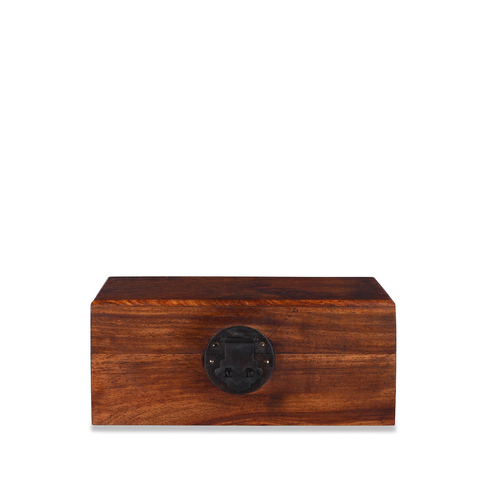 Small Chinese Huali Burr Keepsake Box | Indigo Antiques