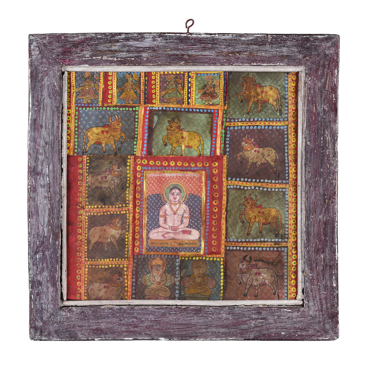 Sri Nathji & Jain Framed Prints - Nandi's & Buddha | Indigo Antiques