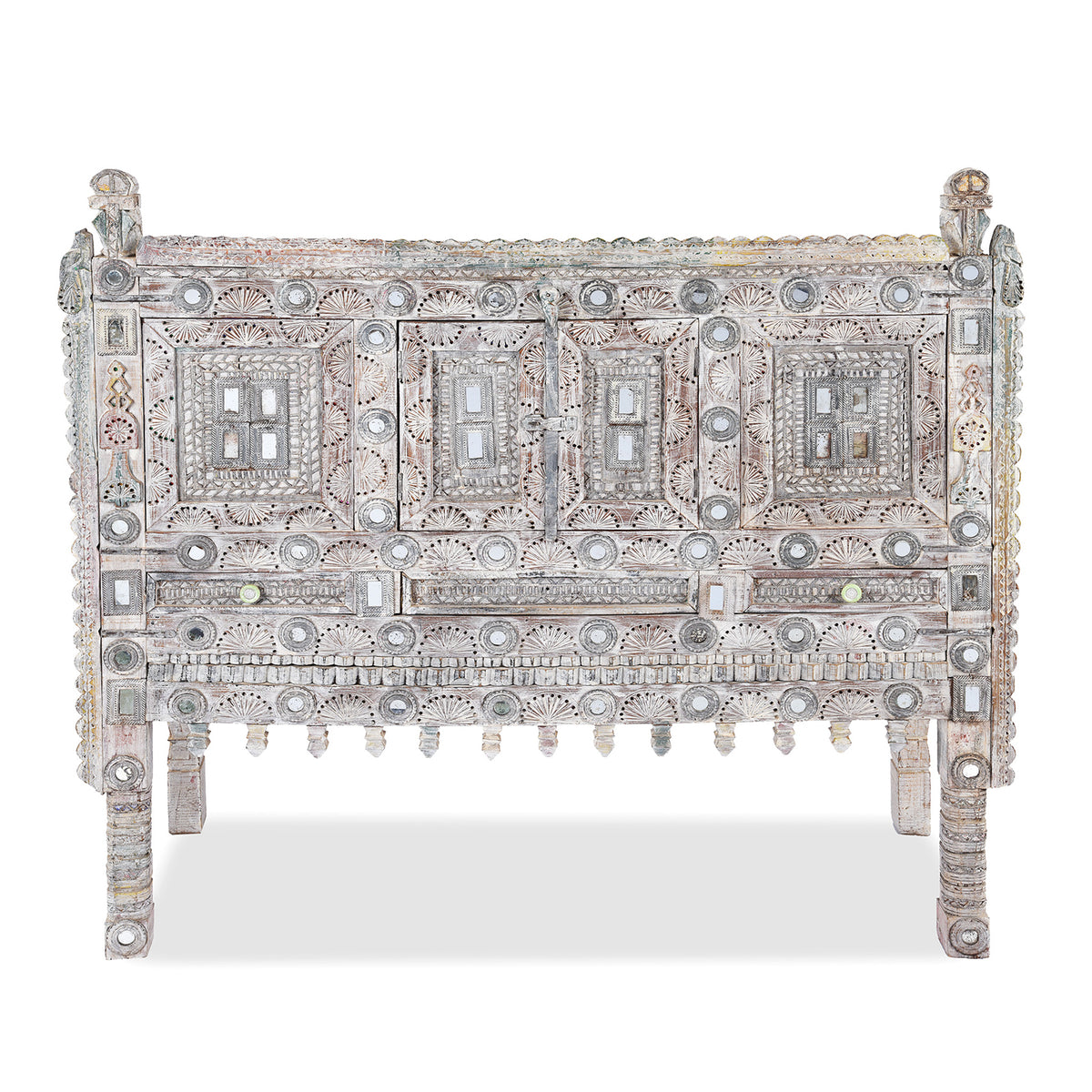 Teak Rubari &quot;Damchiya&quot; Dowry Chest From Kutch | Indigo Antiques