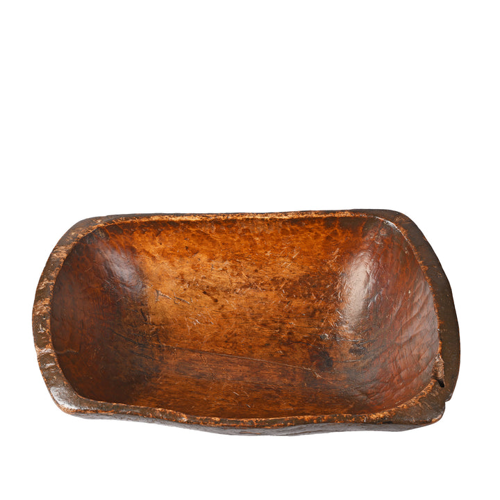 Old Tibetan Wooden Food Bowl - Ca 1920