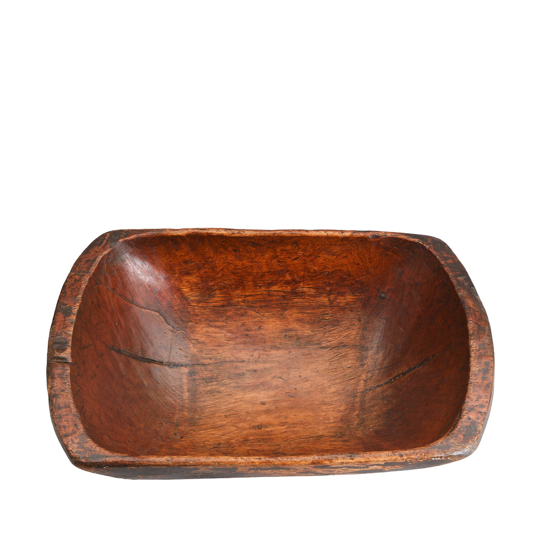 Old Tibetan Wooden Food Bowl - Ca 1920