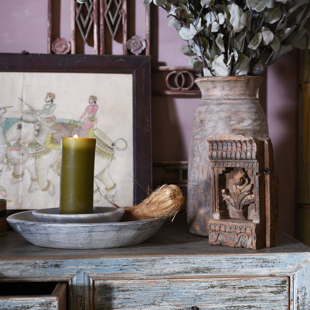 Antique Mewar School Pen & Ink Sketch Of Elephants - Ca 1900 | Indigo Antiques