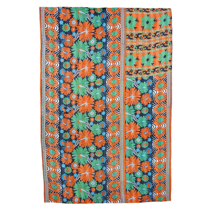 Vintage Bengali Kantha Throw | Indigo Antiques