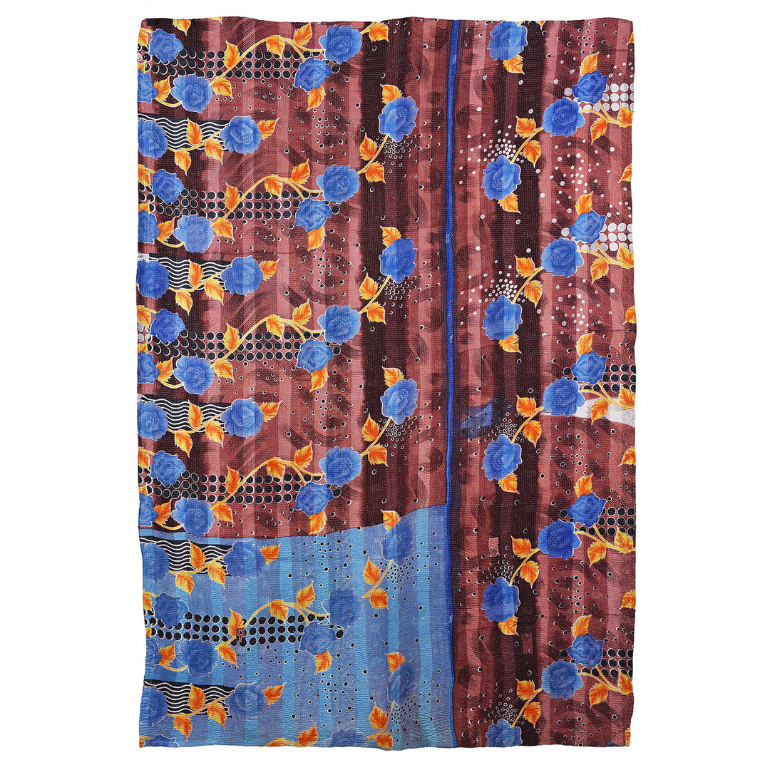 Vintage Bengali Kantha Throw | Indigo Antiques