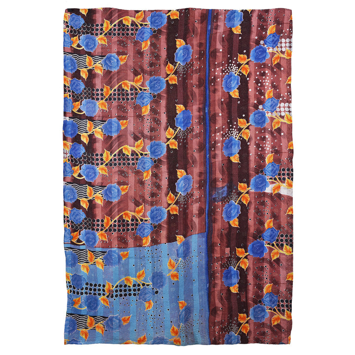 Vintage Bengali Kantha Throw | Indigo Antiques