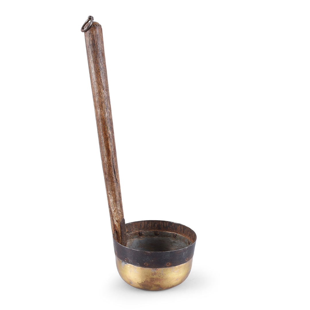 Vintage Brass & Iron Ladle | Indigo Antiques