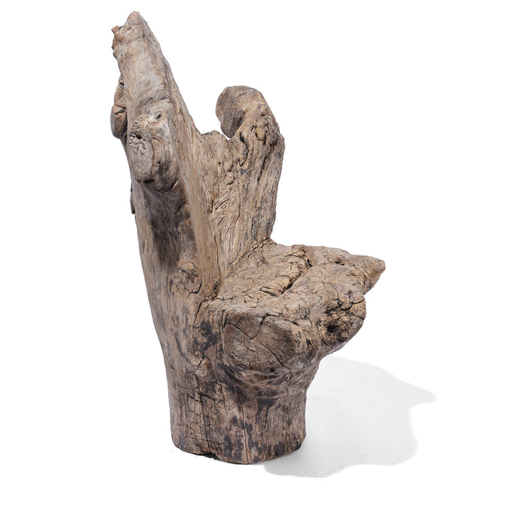 Vintage Chinese Poplar Root Chair | Indigo Antiques