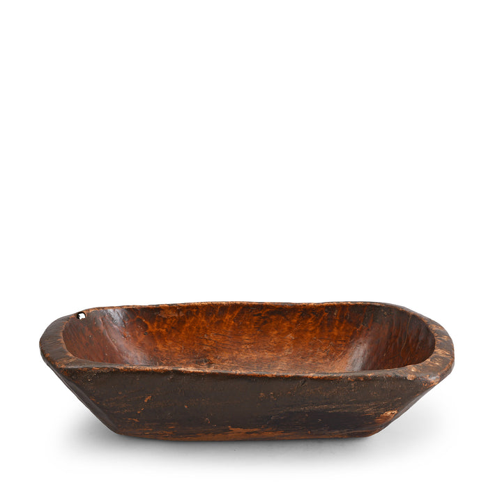 Old Tibetan Wooden Food Bowl - Ca 1920