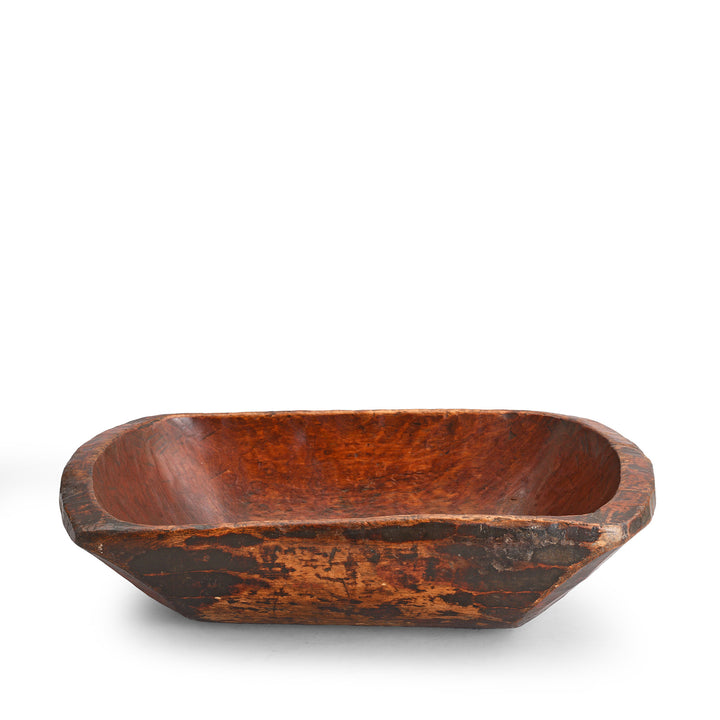 Old Tibetan Wooden Food Bowl - Ca 1920