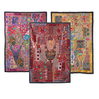 Vintage Patchwork Sari Wall Hanging