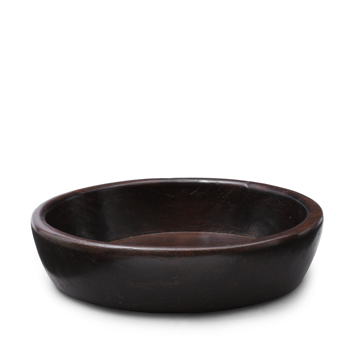Antique Carved Teak Parath Bowl From Rajasthan | Indigo Antiques