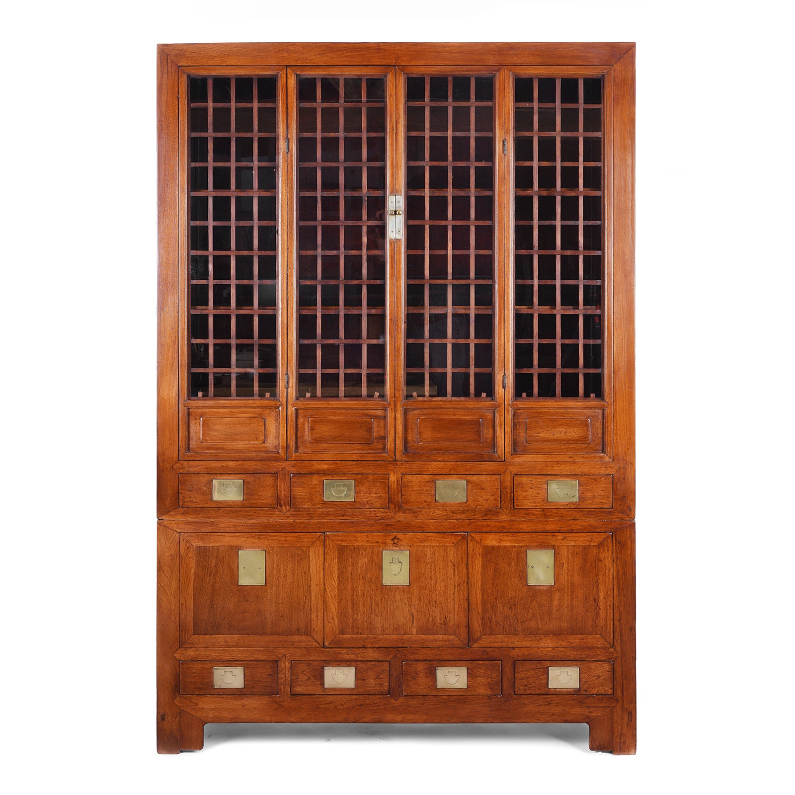 Antique Glazed Chinese Display Cabinet | Indigo Antiques