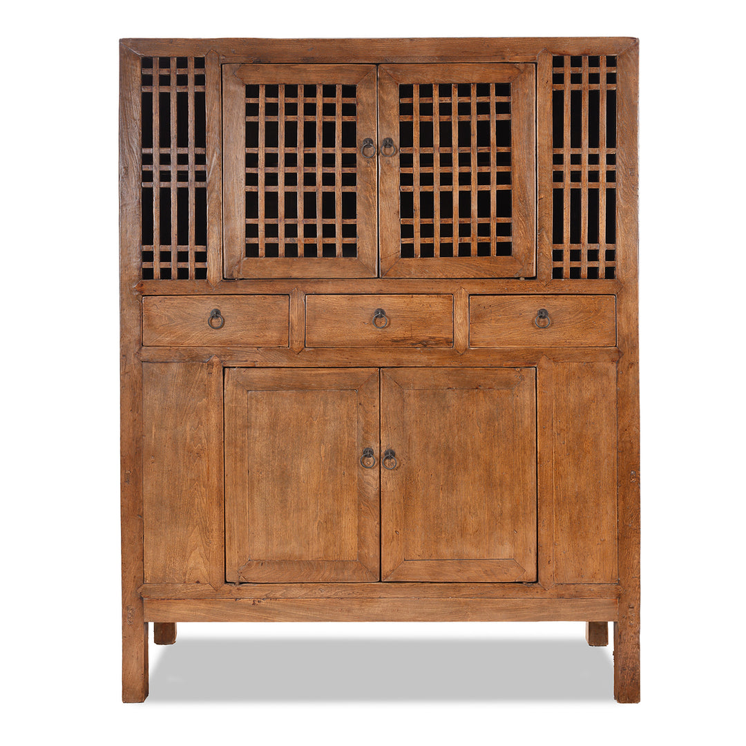 Antique Elm Kitchen Cabinet From Hebei | Indigo Antiques