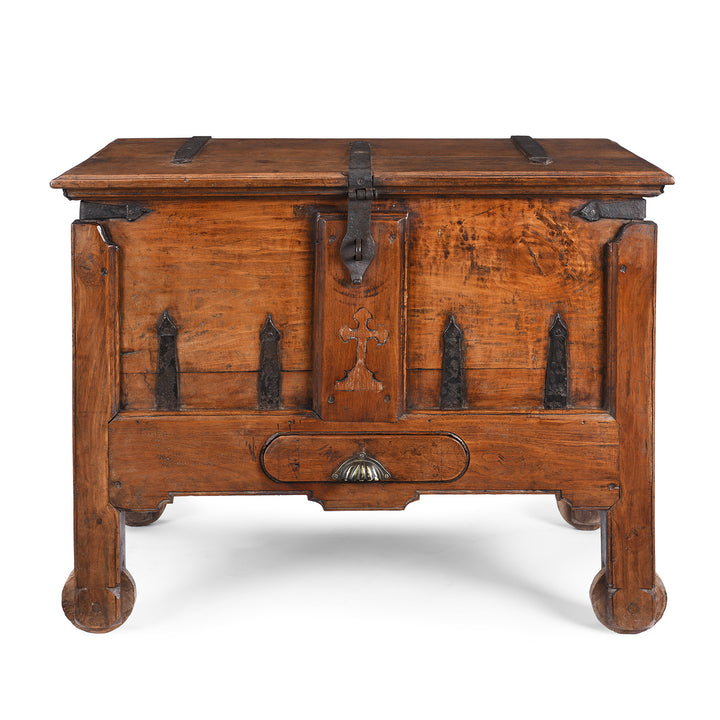 Antique South Indian Goan Merchant Chest | Indigo Antiques