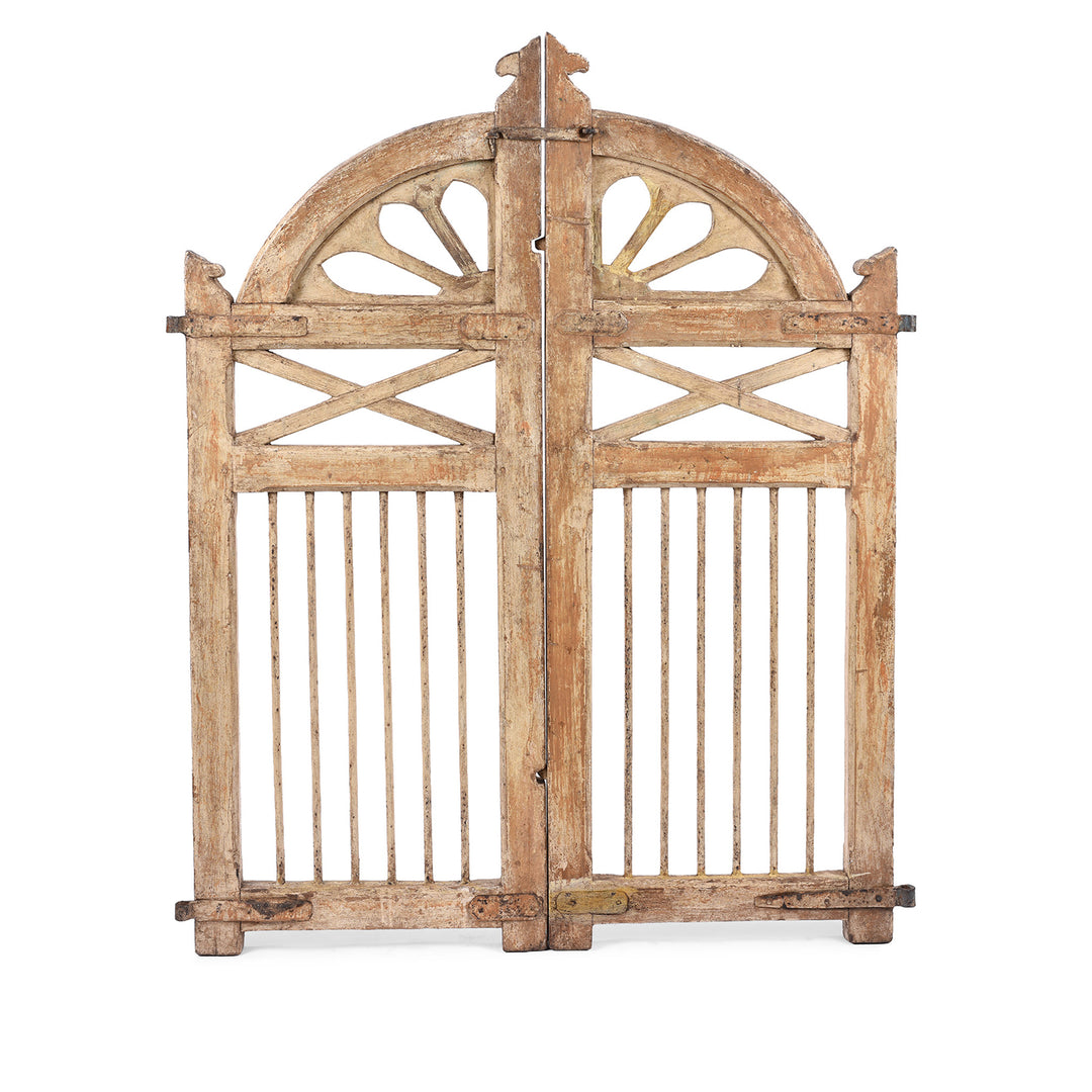 Antique Indian Painted Dog Gate | Indigo Antiques