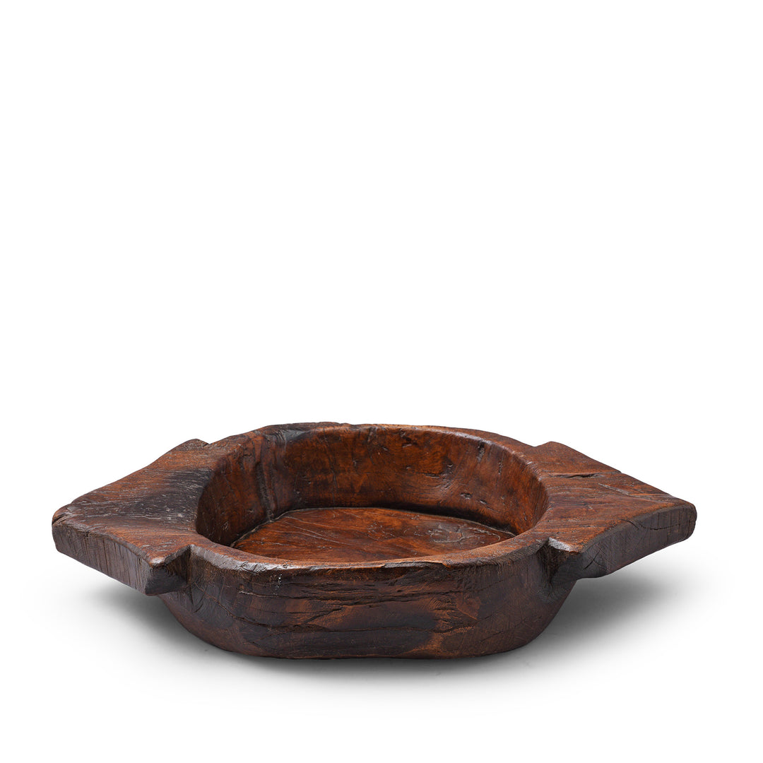 Antique Carved Indian Parath Bowl From Rajasthan | Indigo Antiques