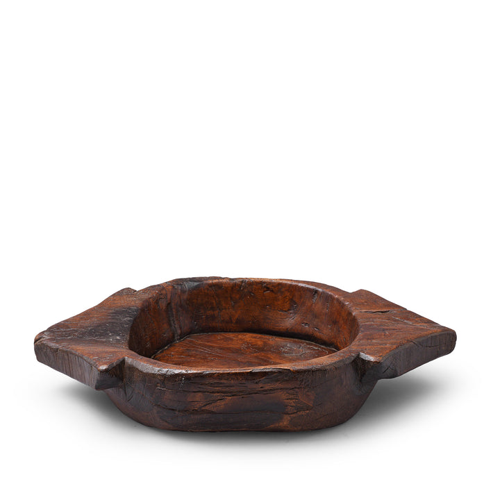 Antique Carved Indian Parath Bowl From Rajasthan | Indigo Antiques
