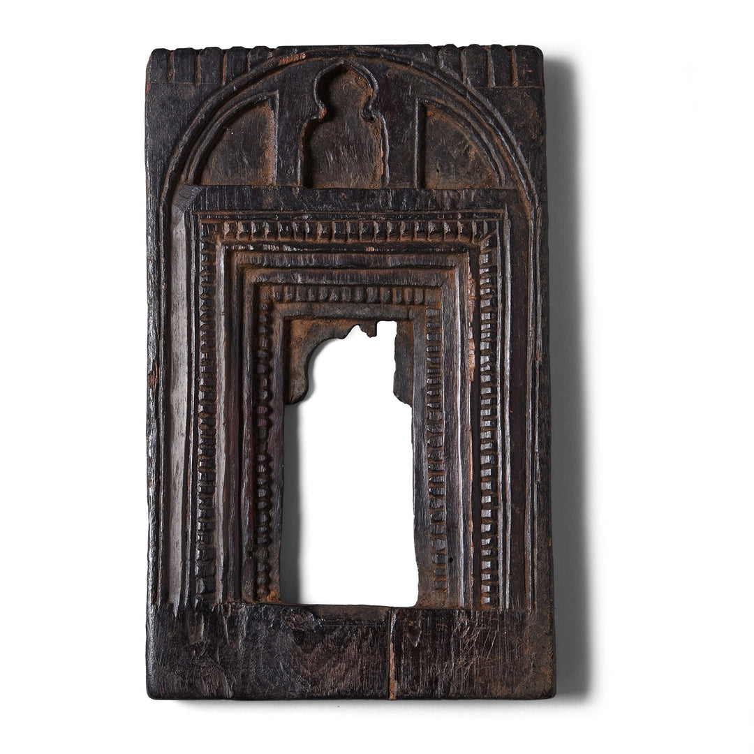 Antique Indian Carved Teak Votive Panel From Andhra Pradesh | Indigo Antiques