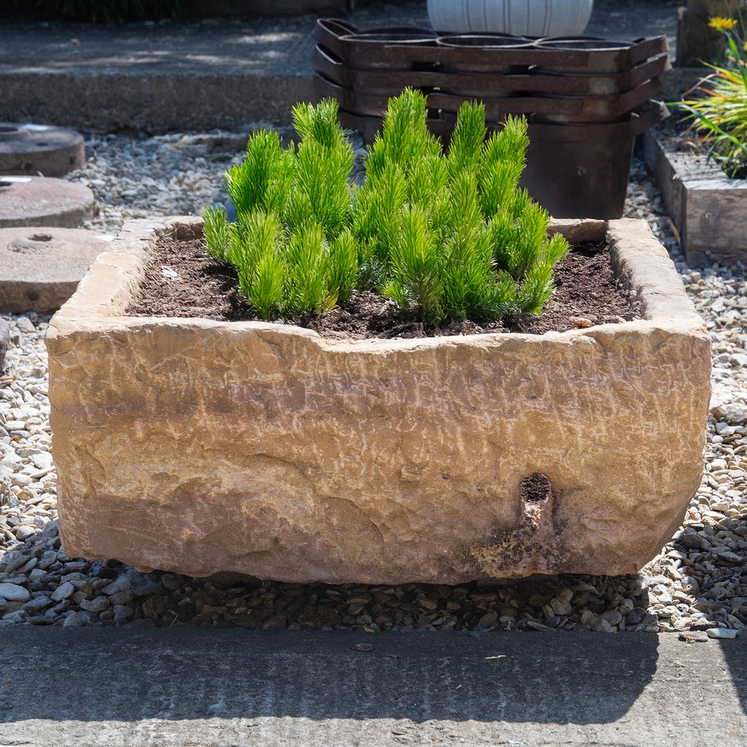 Antique Indian Carved Stone Water Trough | Indigo Antiques