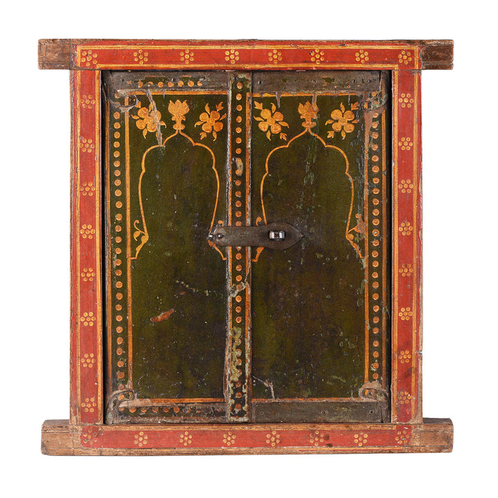 Antique Indian Painted Windows From Bikaner | Indigo Antiques