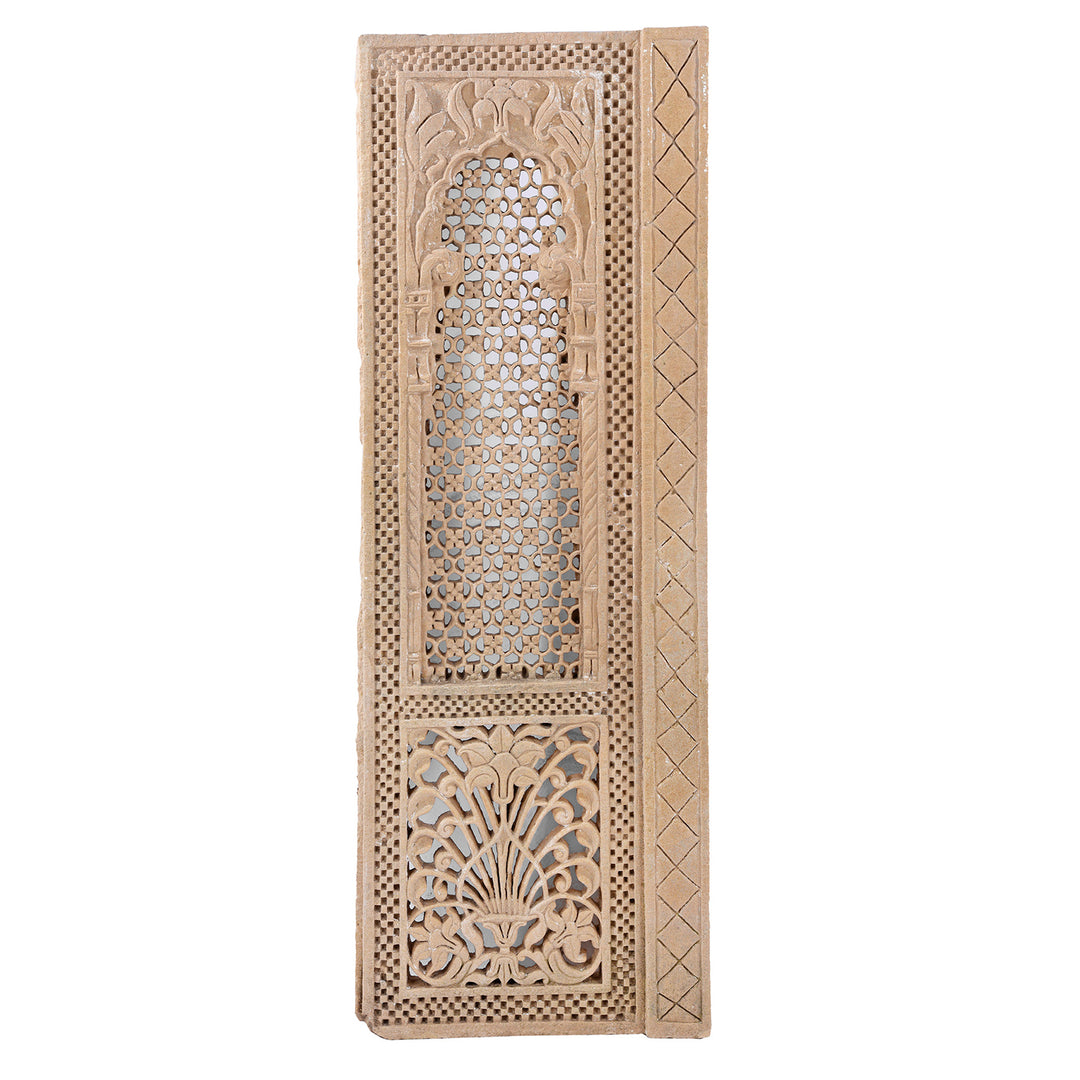 Antique Stone Jali Panel From Rajasthan | Indigo Antiques