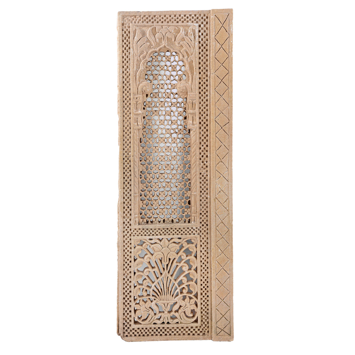 Antique Stone Jali Panel From Rajasthan | Indigo Antiques