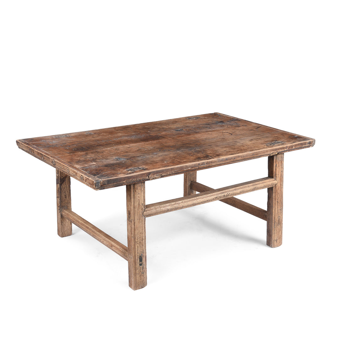 Angled VIew Of Antique Chinese Coffee Table | Indigo Antiques