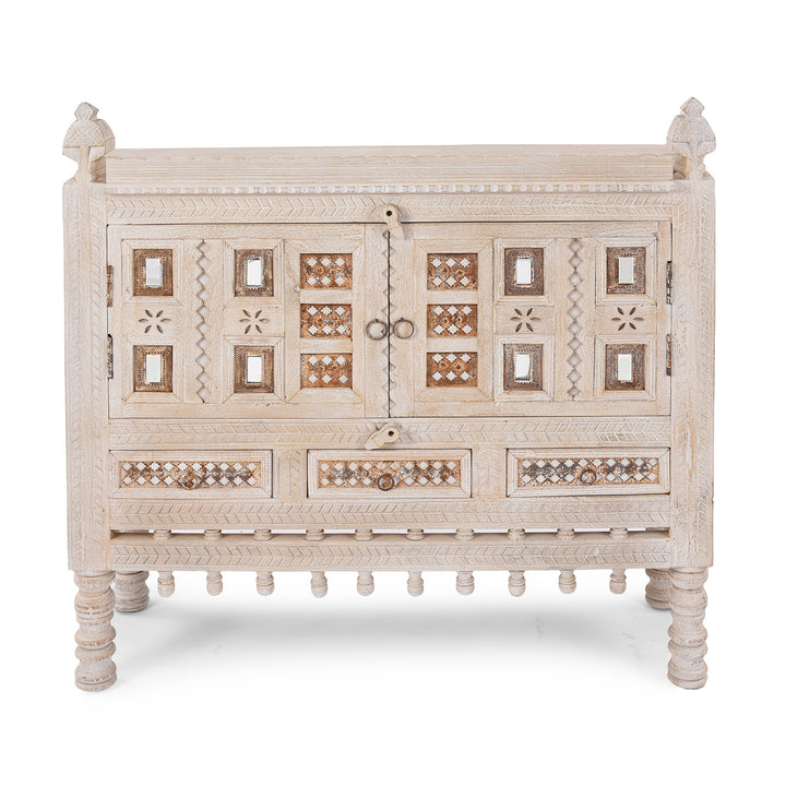 Kutchi Carved Damchiya Sideboard | Indigo Antiques