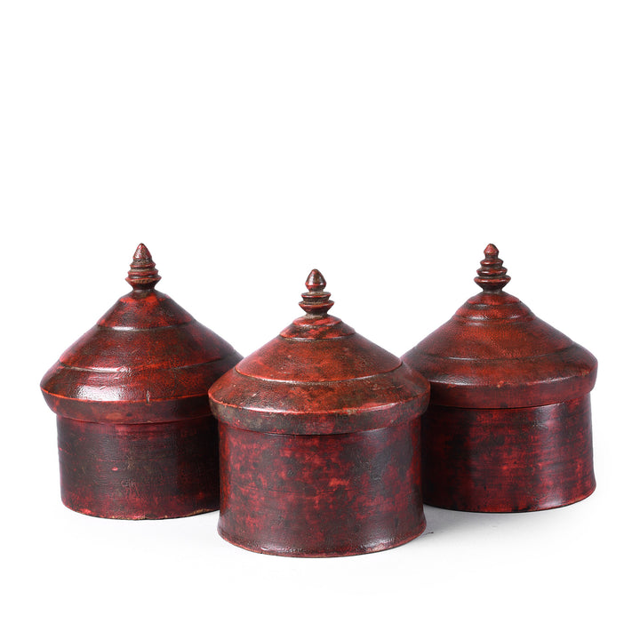 Lacquer Pot From Uttar Pradesh | Indigo Antiques