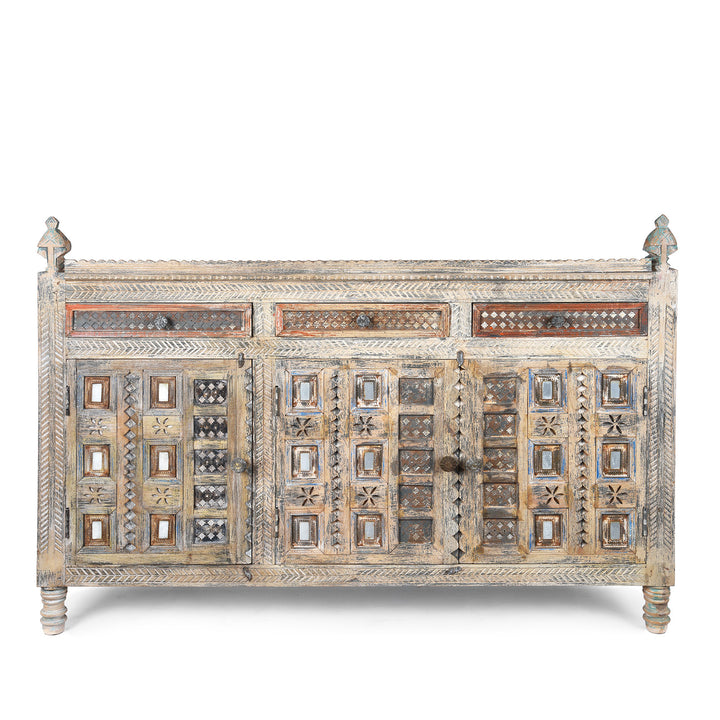 Long Damchiya Sideboard From Kutch | Indigo Antiques