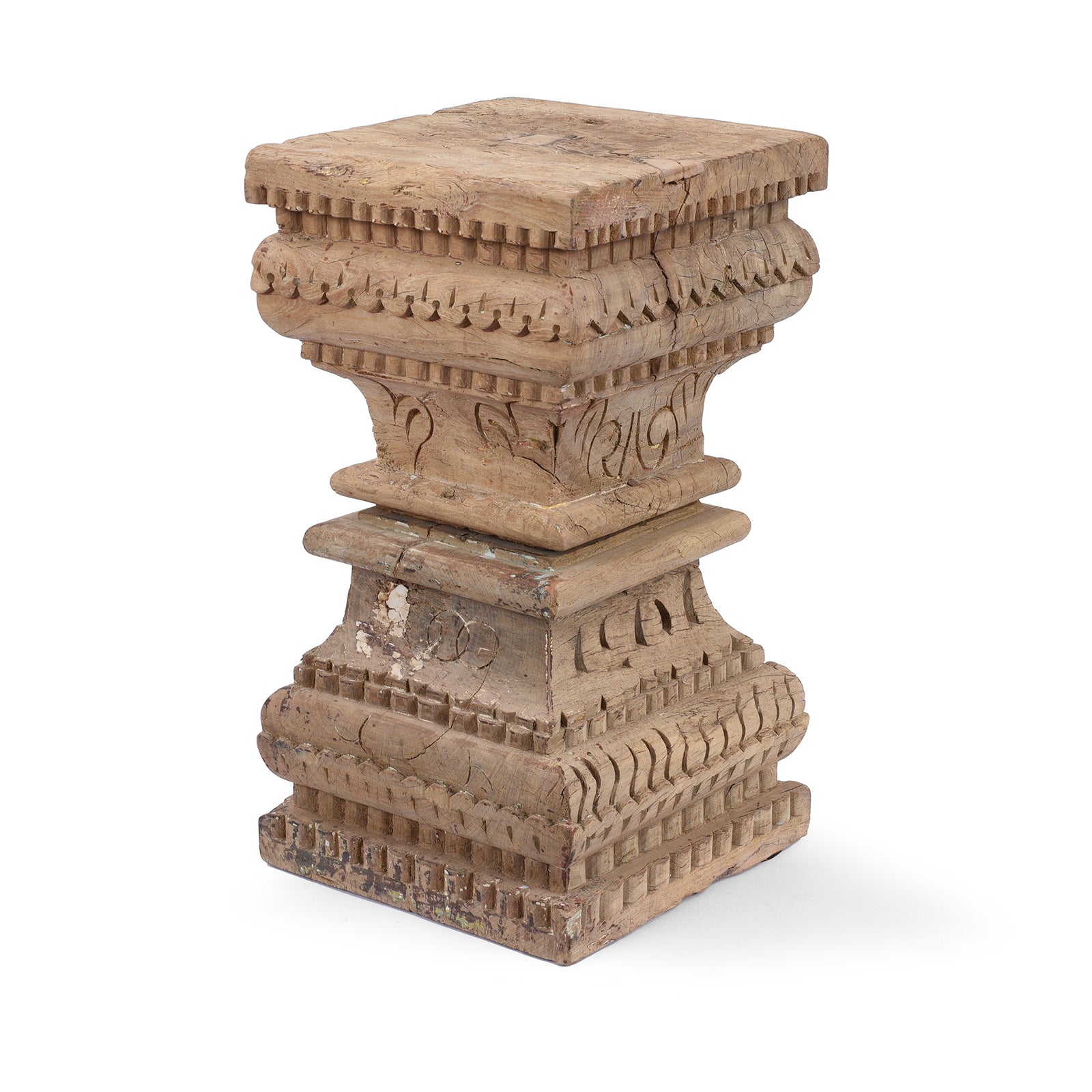 Side Table Made From Reclaimed Teak | Indigo Antiques