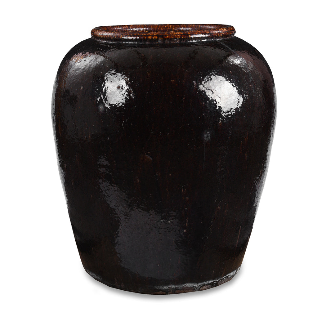 Vintage Chinese Large Terracotta Wine Storage Jar | Indigo Antiques