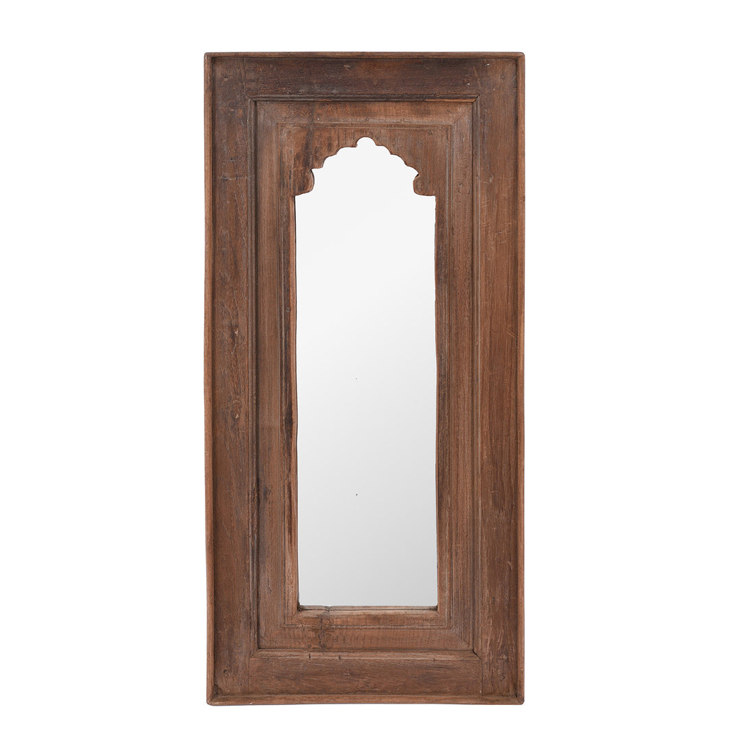 Mihrab Mirror Made From Old Teak Panel | Indigo Antiques