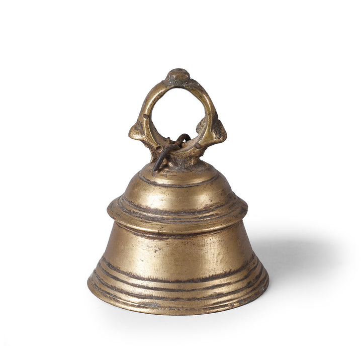 Old Brass Puja Bell from Delhi - Early 20thC | Indigo Antiques