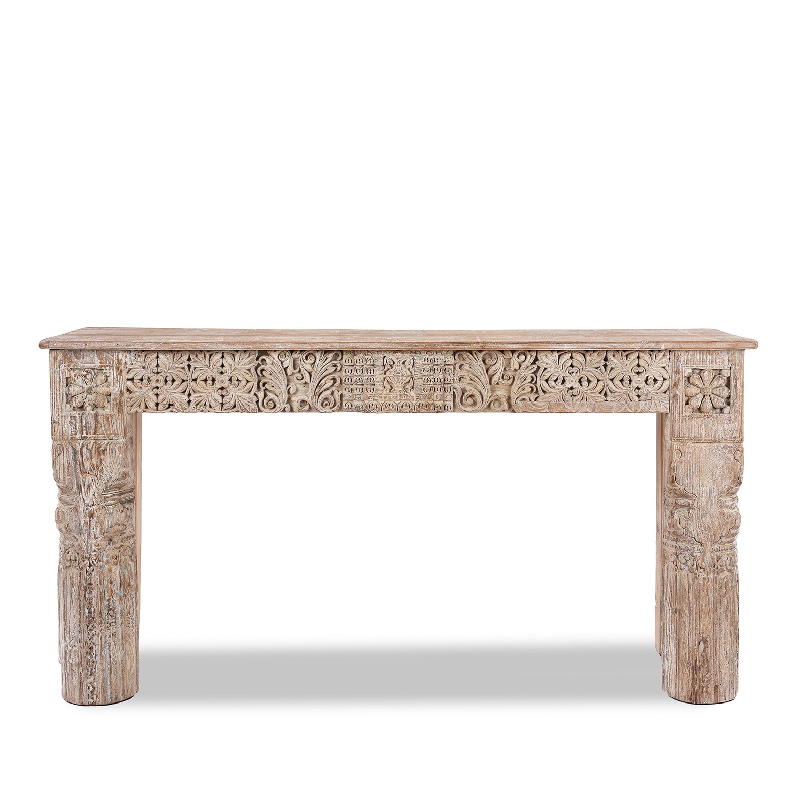 Painted Reclaimed Teak Console Table | Indigo Antiques