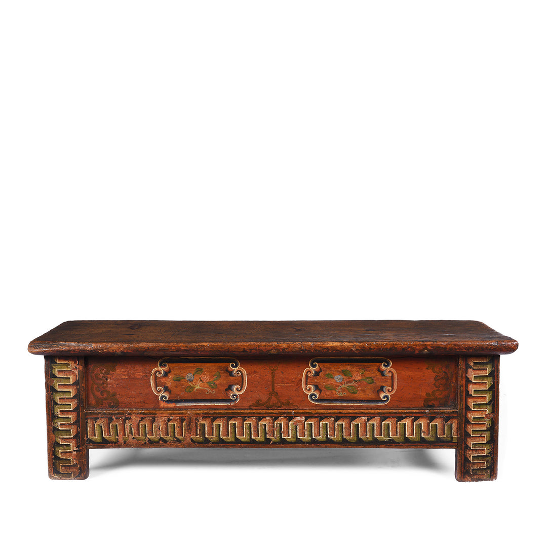 Antique Painted Choksar Prayer Table from Mongolia | Indigo Antiques