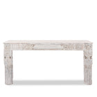 White Painted Console Table Made From Reclaimed Teak