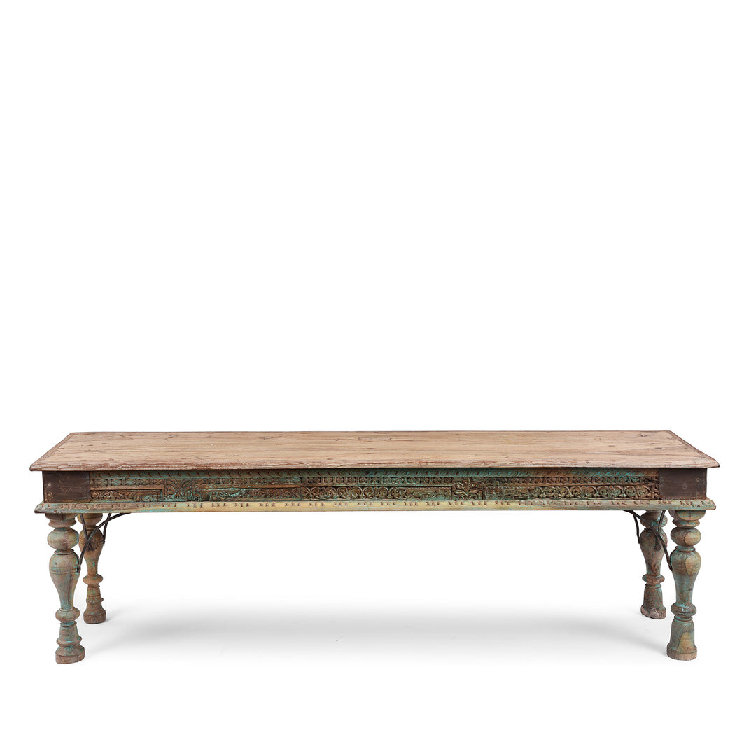 Indian Reclaimed Teak Bench | Indigo Antiques