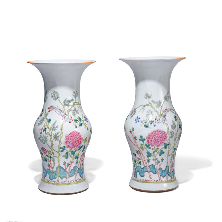 Traditional Wucai Porcelain Vase | Indigo Antiques