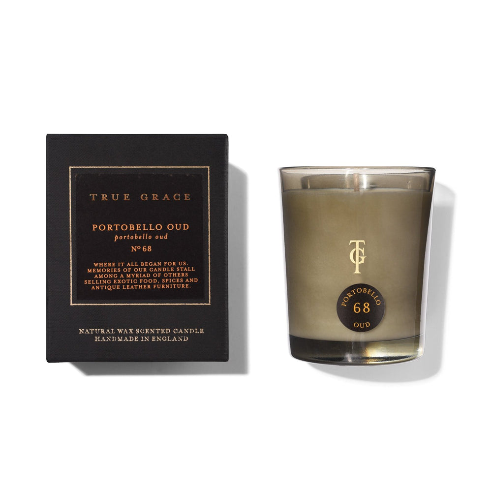 Portobello Oud Classic Candle | True Grace (No. 68) | Patchouli, Sandalwood & Ginger | Indigo Antiques