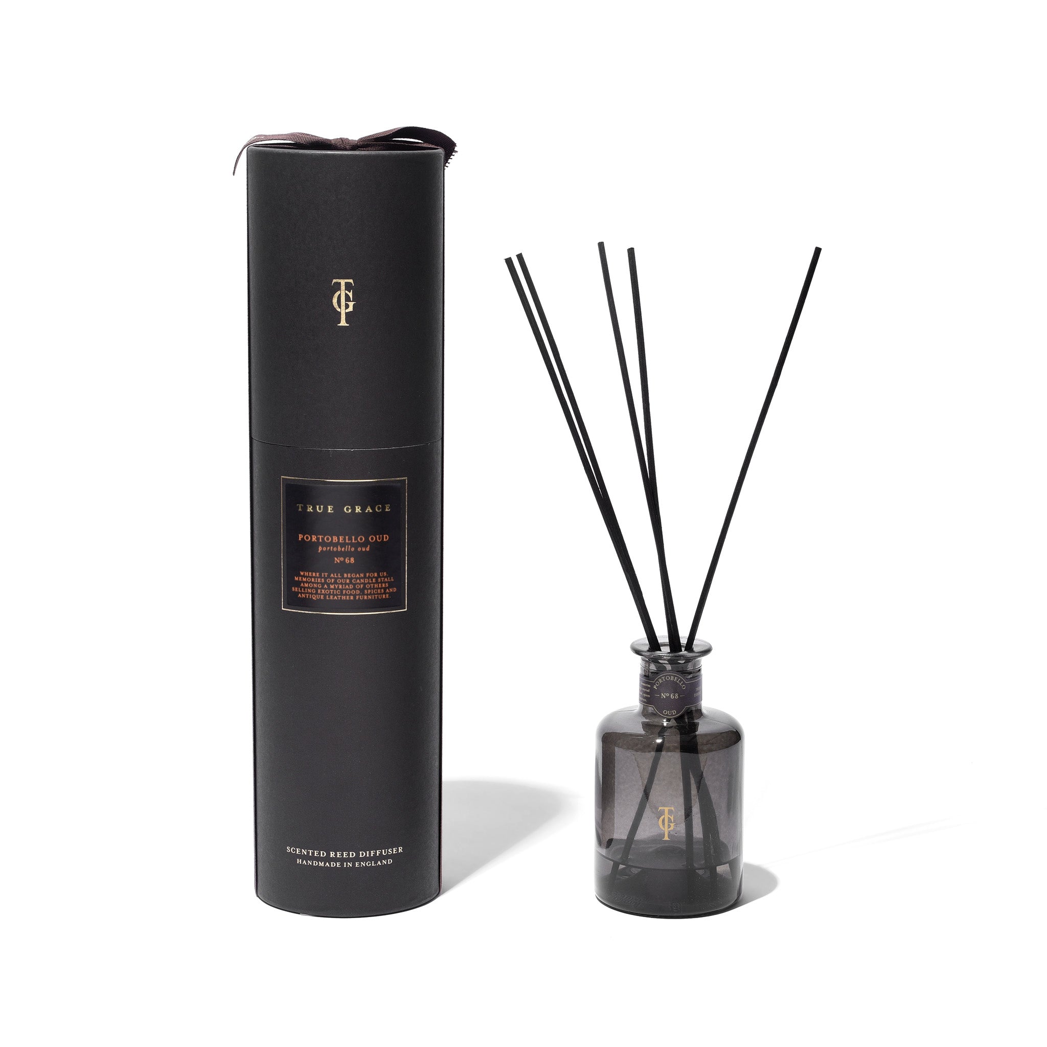 True Grace Diffuser - Portobello Oud - Patchouli, Sandalwood, Ginger | Indigo Antiques