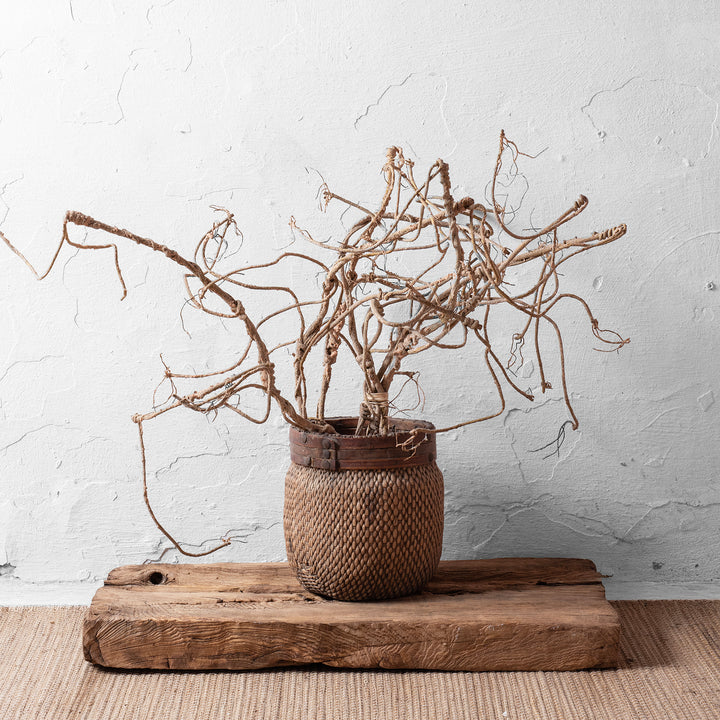 Antique Woven Willow Basket | Indigo Antiques