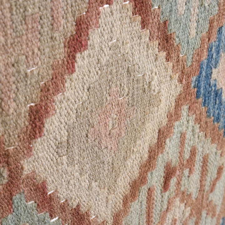Weave Detail From Shirvan Kelim Rug - From Pakistan | Indigo Antiques