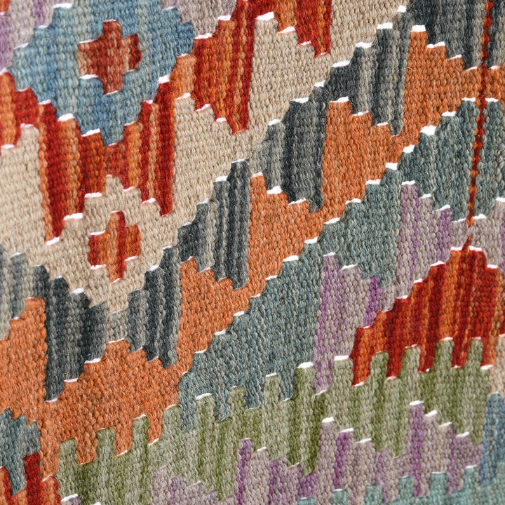 Weave Detail From Shirvan Kelim Rug - From Pakistan | Indigo Antiques
