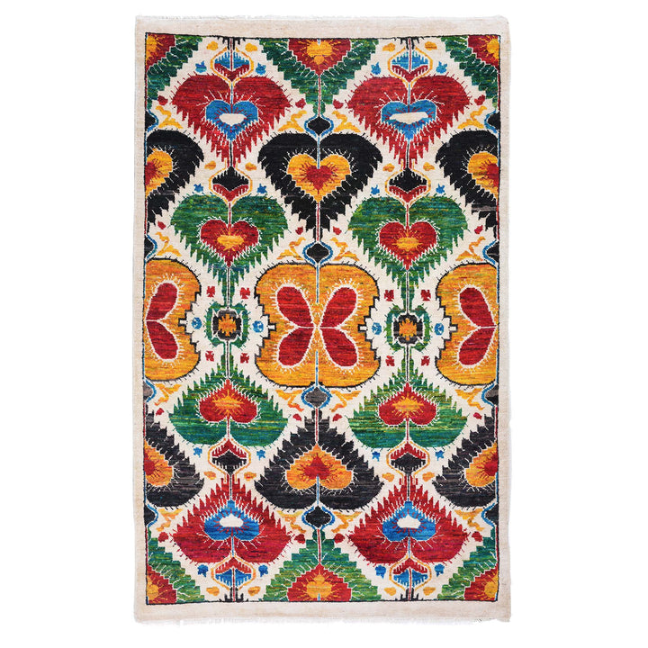 Recycled Silk Sari Rug - 234 x 168cm | Indigo Antiques