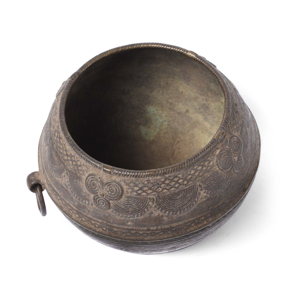 Interior Of Dhokra Work Rice Measure From Orissa - Early 20Th Century | Indigo Antiques