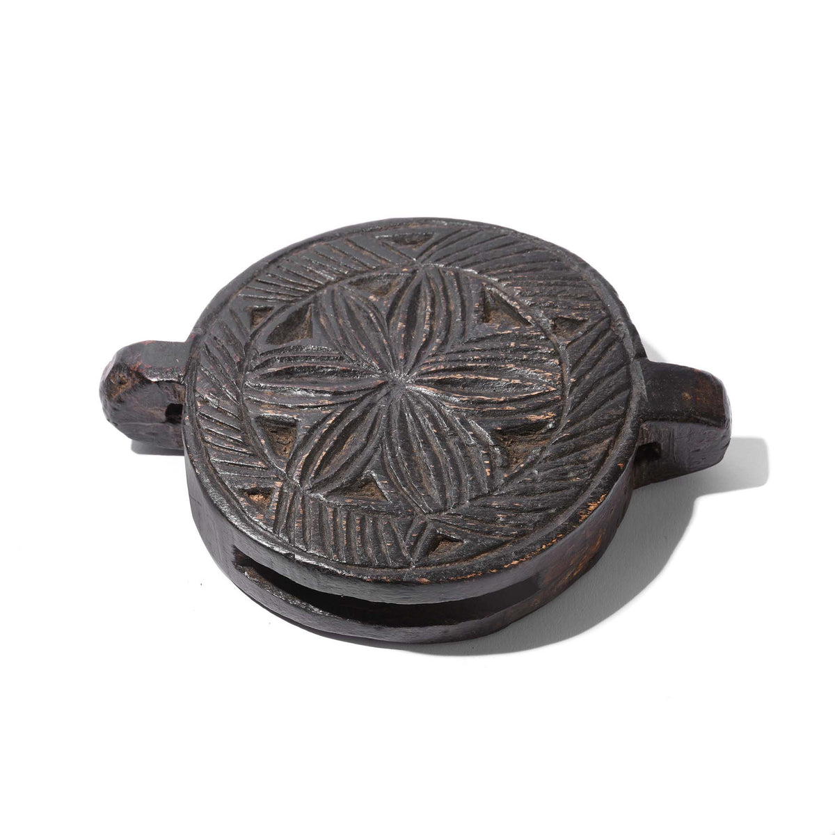 Side One Of Holder For Option 2 Carved Knife & Holder From The Terai - 19thC | Indigo Antiques