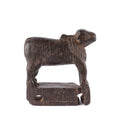 Carved Nandi Bull Toy From Banswara Tribal Region - Ca 1920